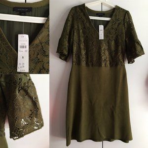 Ann Taylor olive dress, new with tag